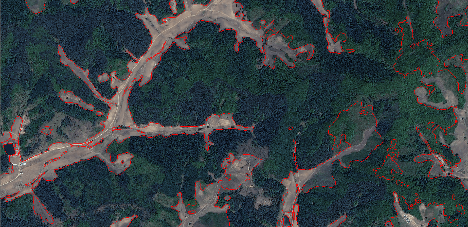 半自(zì)動林(lín)地(dì)提取